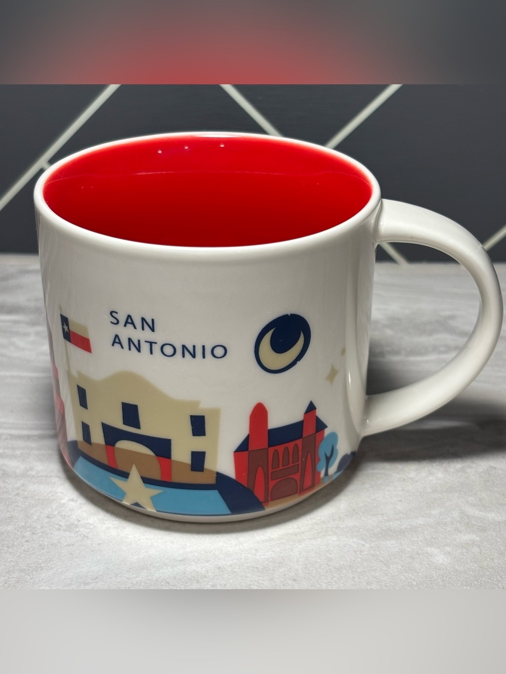 Starbucks San Antonio You Are Here Collection Series 14oz Coffee Tea Mug Cup